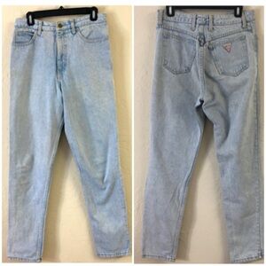 Vintage 90s Guess by Marciano light wash high waisted mom jeans